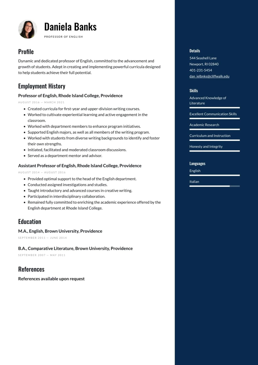 Resume Template 3